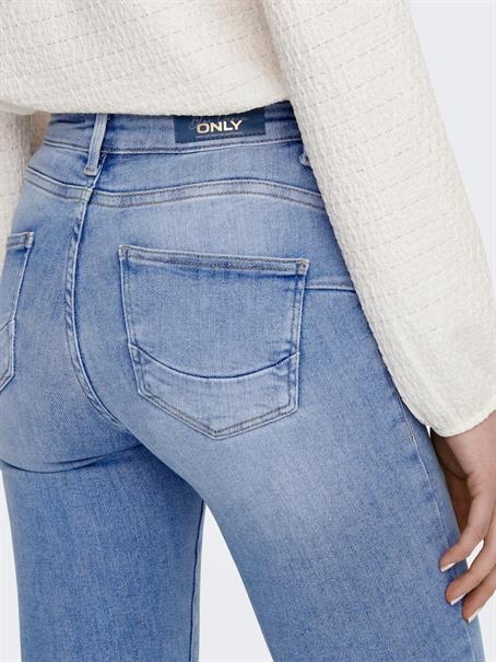 ONLPOWER MID PUSH UP SK DNM REA934 NOOS special bright blue denim