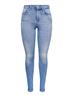 ONLPOWER MID PUSH UP SK DNM REA934 NOOS special bright blue denim