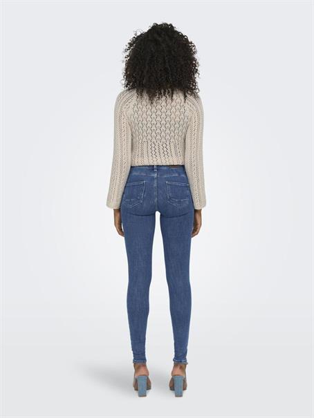ONLPOWER MID PUSHUP SK REA3223 NOOS dark blue denim