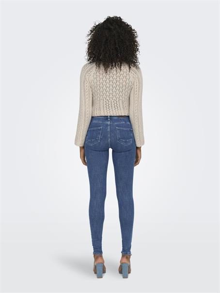ONLPOWER MID PUSHUP SK REA3223 NOOS dark blue denim