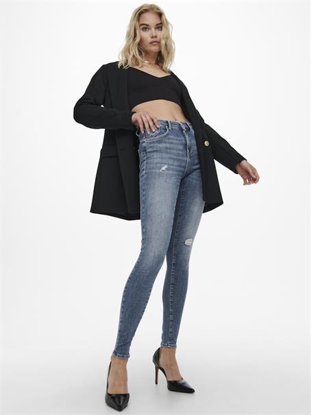 ONLPOWER MID SK PUSH DT DNM REA264 NOOS medium blue denim
