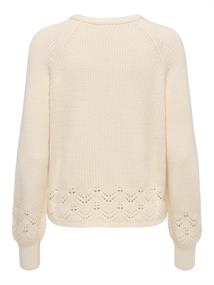 ONLPRINCESS LS O-NECK DETAIL KNT whitecap gray