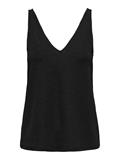 ONLQUEEN S/L V-NECK GLITTER TOP JRS black2