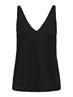 ONLQUEEN S/L V-NECK GLITTER TOP JRS black2
