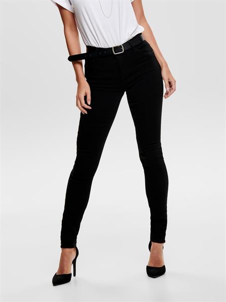 ONLRAIN REG SKINNY DNM NOOS black denim