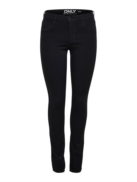 ONLRAIN REG SKINNY DNM NOOS black denim