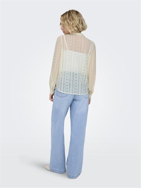 ONLREBA LACE L/S SHIRT JRS NOOS egret