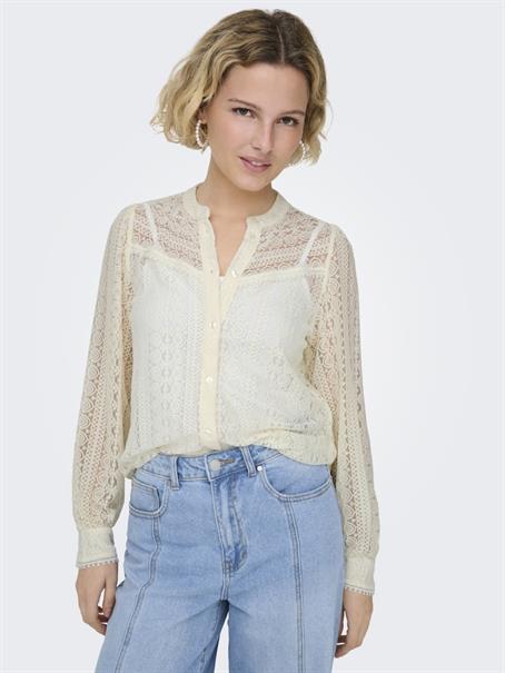 ONLREBA LACE L/S SHIRT JRS NOOS egret