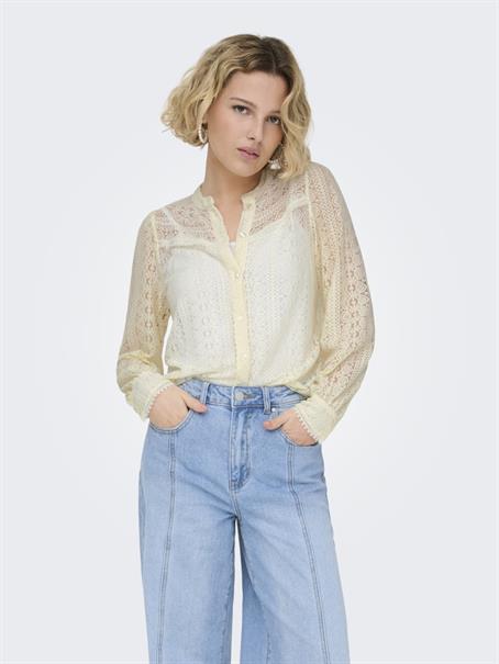 ONLREBA LACE L/S SHIRT JRS NOOS egret