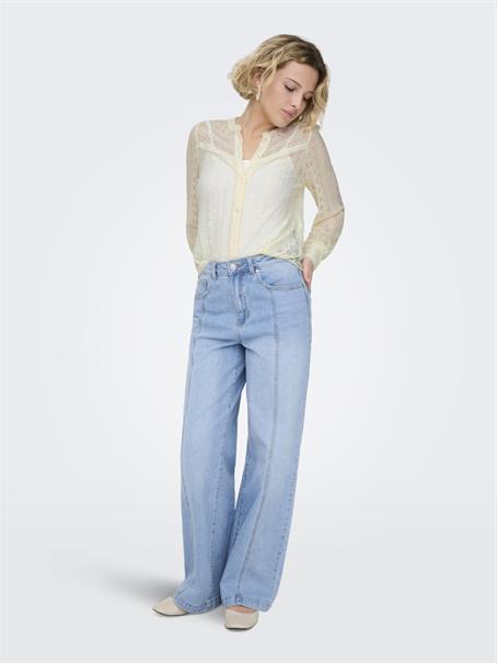 ONLREBA LACE L/S SHIRT JRS NOOS egret