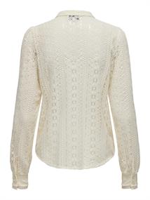 ONLREBA LACE L/S SHIRT WVN NOOS egret