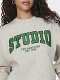 ONLRIA L/S O-NECK SWT light grey melange