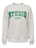 ONLRIA L/S O-NECK SWT light grey melange