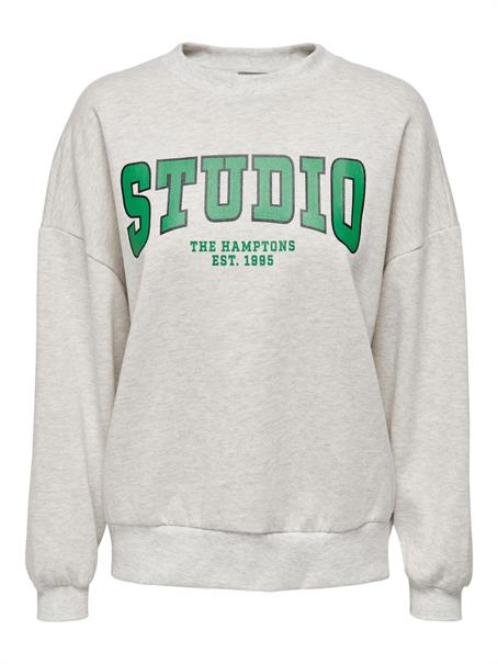 ONLRIA L/S O-NECK SWT light grey melange