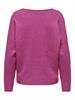 ONLRICA L/S V-NECK PULLO KNT NOOS raspberry rose