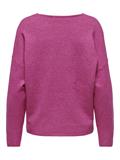 ONLRICA L/S V-NECK PULLO KNT NOOS raspberry rose