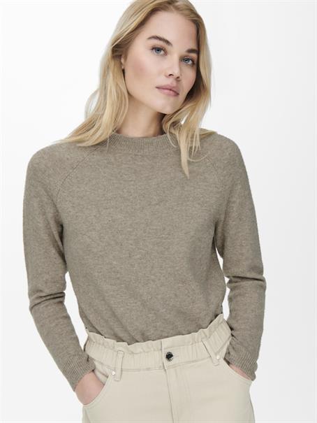 ONLRICA LIFE L/S PULLOVER KNT NOOS beige
