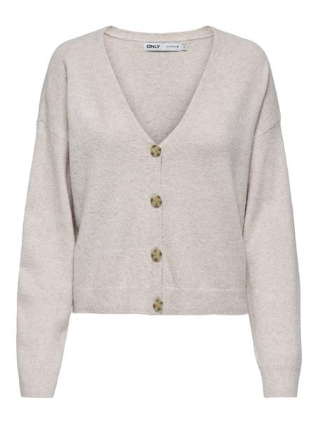 ONLRICA LIFE L/S V-NECK CARDIGAN KNT humus
