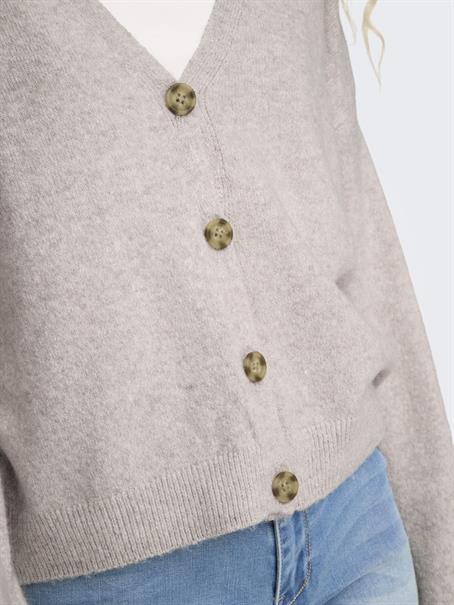 ONLRICA LIFE L/S V-NECK CARDIGAN KNT humus