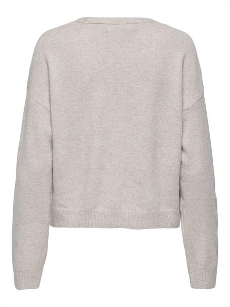 ONLRICA LIFE L/S V-NECK CARDIGAN KNT humus