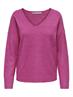 ONLRICA LIFE L/S V-NECK PULLO KNT NOOS raspberry rose