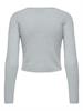 ONLRICA LIFE LS VNECK PEARL CARDIGAN KNT blue fog