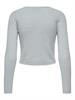 ONLRICA LIFE LS VNECK PEARL CARDIGAN KNT blue fog