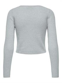 ONLRICA LIFE LS VNECK PEARL CARDIGAN KNT blue fog