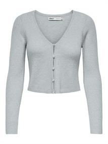 ONLRICA LIFE LS VNECK PEARL CARDIGAN KNT blue fog