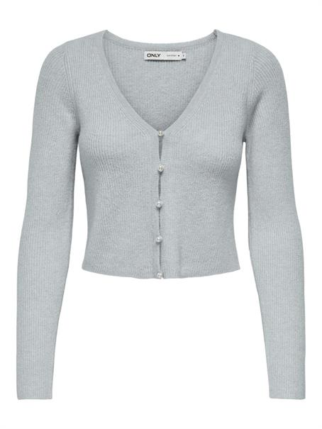 ONLRICA LIFE LS VNECK PEARL CARDIGAN KNT blue fog