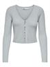 ONLRICA LIFE LS VNECK PEARL CARDIGAN KNT blue fog