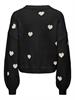 ONLRICA LS DETAIL O-NECK CC KNT black