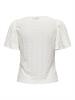 ONLRIVERSIDE S/S FLAIRED TOP NOOS JRS cloud dancer