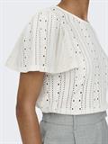 ONLRIVERSIDE S/S FLAIRED TOP NOOS JRS cloud dancer
