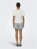 ONLRIVERSIDE S/S FLAIRED TOP NOOS JRS cloud dancer