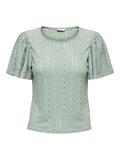 ONLRIVERSIDE S/S FLAIRED TOP NOOS JRS jadeite