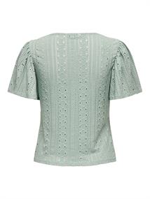 ONLRIVERSIDE S/S FLAIRED TOP NOOS JRS jadeite