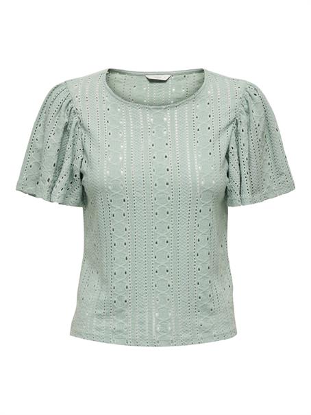 ONLRIVERSIDE S/S FLAIRED TOP NOOS JRS jadeite
