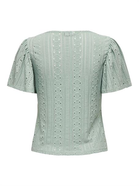 ONLRIVERSIDE S/S FLAIRED TOP NOOS JRS jadeite