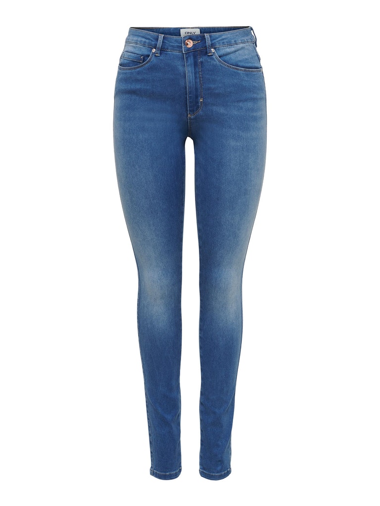 Only Damen Jeans 15229831 Light Medium Blue Denim - größe