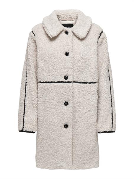 ONLRUBI SHEARLING COAT CS OTW pumice stone