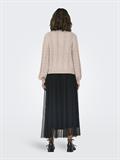 ONLRUBINA LIFE LS CABLE O-NECK KNT NOOS mocha meringue