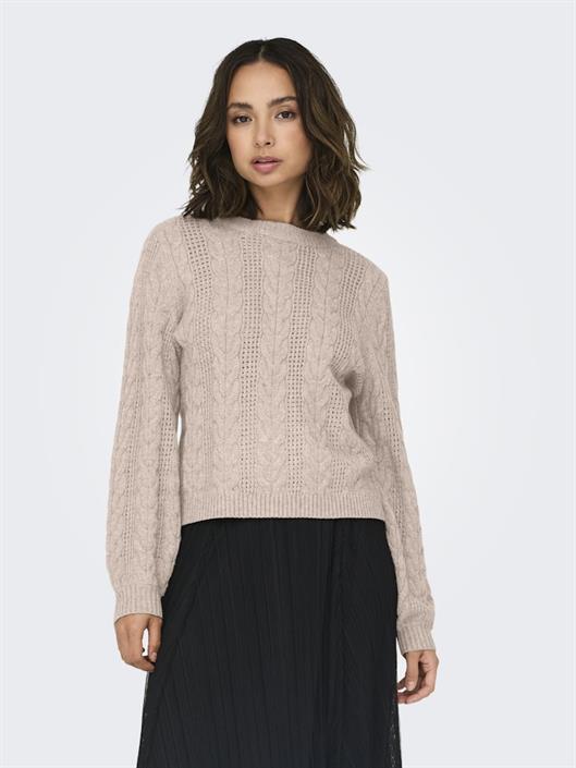 onlrubina-life-ls-cable-o-neck-knt-noos-mocha-meringue