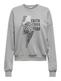 ONLRUNA L/S O-NECK BOX CC SWT ultimate grey