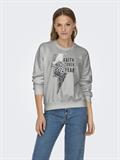 ONLRUNA L/S O-NECK BOX CC SWT ultimate grey