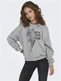 ONLRUNA L/S O-NECK BOX CC SWT ultimate grey