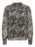 ONLSABBIE LIFE L/S HIGHNECK TOP WVN CS aqua gray