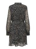 ONLSABBIE LIFE L/S STRING DRESS WVN CS black