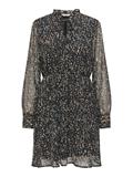 ONLSABBIE LIFE L/S STRING DRESS WVN CS black