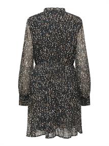 ONLSABBIE LIFE L/S STRING DRESS WVN CS black